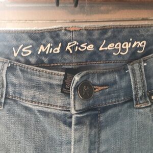 Victoria Secret Mid Rise Jean Legging 10 Vintage Y2K Excellent Condition
